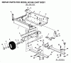 MTD Accessories Blower Mow-Vac 501885 (2003) Listas de piezas de repuesto y dibujos Utility cart