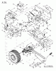 MTD untill 2011 B 155 13AA688G678 (2003) Listas de piezas de repuesto y dibujos Drive system, Pedals, Rear wheels