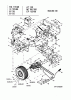 Greencut AT 100 13B1662F639 (2004) Listas de piezas de repuesto y dibujos Drive system, Pedals, Rear wheels