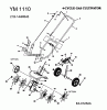 Yard-Man YM 1110 21B-144R643 (2005) Listas de piezas de repuesto y dibujos Basic machine