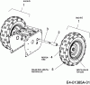 Xpider XS 668 E 31AY64S3693 (2012) Listas de piezas de repuesto y dibujos Wheels
