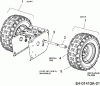 MTD E 660 G 31AV6ZHG678 (2008) Listas de piezas de repuesto y dibujos Wheels 16x6.5