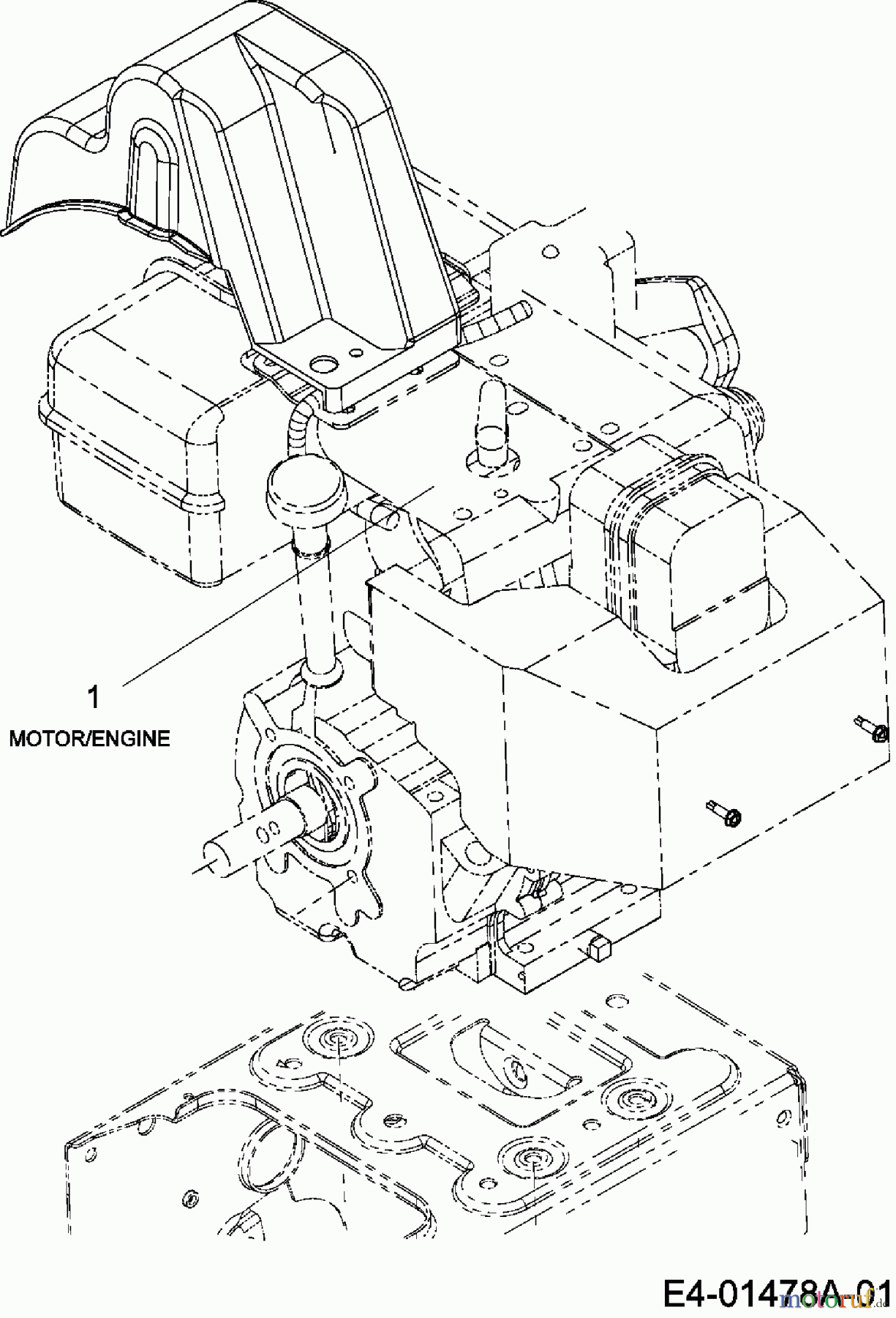  MTD Snow throwers E 640 F 31AV6FHF678  (2007) Engine