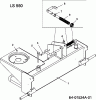 MTD LS 550 24AF550C678 (2010) Listas de piezas de repuesto y dibujos Fuel tank