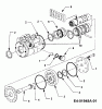 Cub Cadet HDS 3235 14A-672-603 (2005) Listas de piezas de repuesto y dibujos Hydraulic pump steering