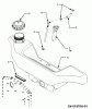 Cub Cadet HDS 3235 14B-676-603 (2000) Listas de piezas de repuesto y dibujos Fuel tank