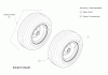 Cub Cadet HDS 2205 14A-2D7-603 (2008) Listas de piezas de repuesto y dibujos Front wheels