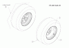 Cub Cadet HDS 2205 14A-2D7-603 (2008) Listas de piezas de repuesto y dibujos Rear wheels