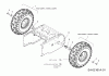 MTD M 56 31B-32AD678 (2017) Listas de piezas de repuesto y dibujos Wheels