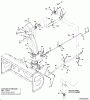 MTD Accessories Snow throwers for CC 3000 SD series 190-353-100 (1998) Listas de piezas de repuesto y dibujos Discharge chute