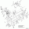 MTD Accessories Snow throwers for CC 3000 SD series 190-353-100 (1998) Listas de piezas de repuesto y dibujos Auger housing, Cardan shaft
