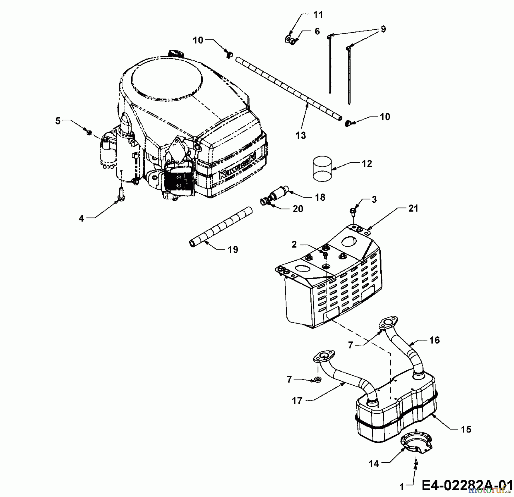  Cub Cadet Lawn tractors CC 1527 13A-241G603  (2003) Engine accessories from 11.12.2002