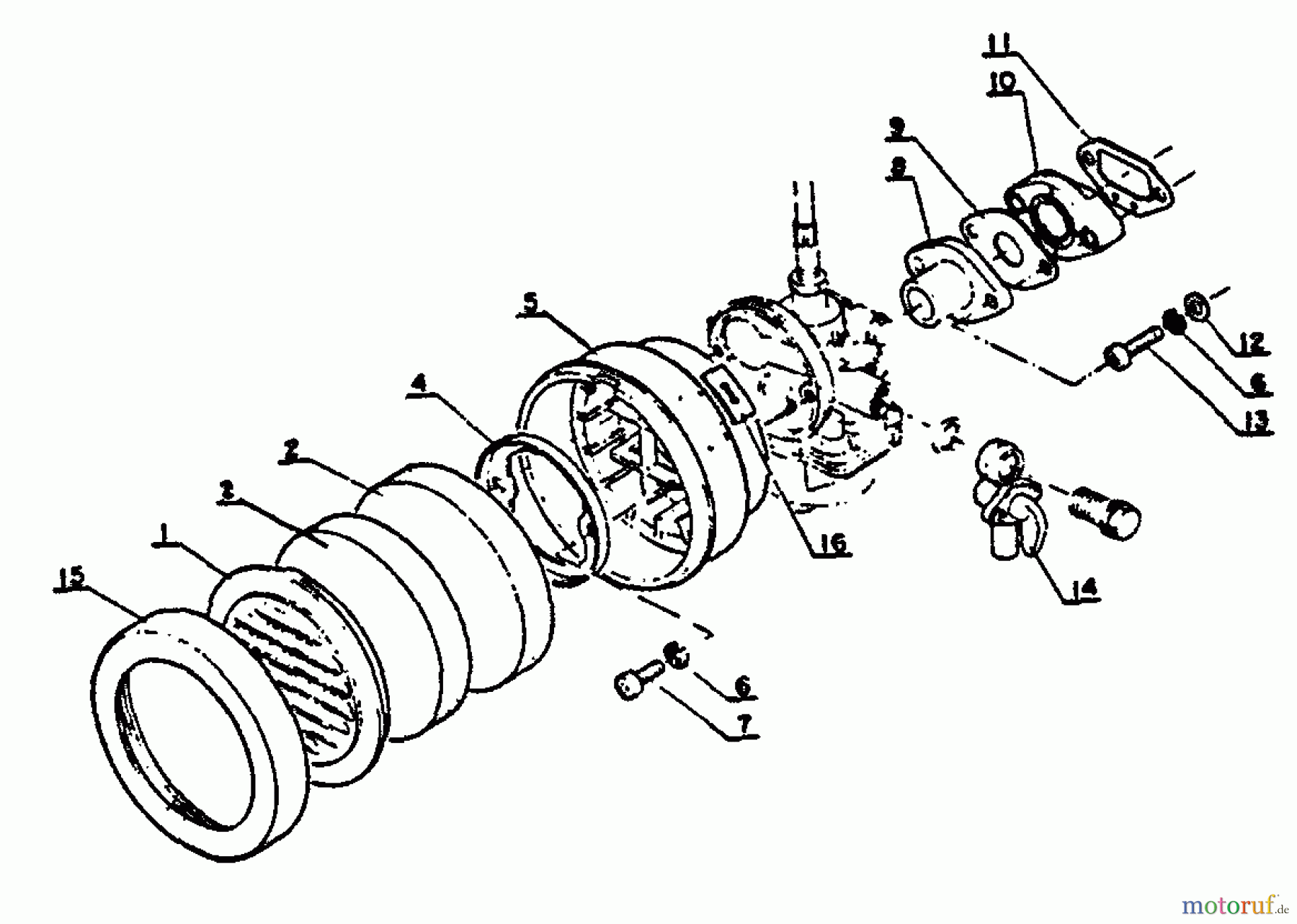  Echo Bläser / Sauger / Häcksler / Mulchgeräte	 PB-202 - Echo Hand Held Blower, S/N: 001001 - 0040501 Air Cleaner