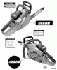 Echo CS-530 - Chainsaw, S/N: C02803001001 - C02803999999 Spareparts Labels