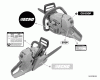 Echo CS-550P - Chainsaw, S/N: C10712001001 - C10712999999 Listas de piezas de repuesto y dibujos Labels