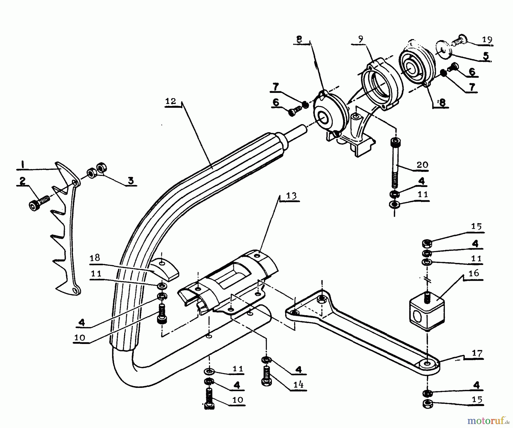  Echo Sägen, Kettensägen CS-601SVL - Echo Chainsaw Front Handle