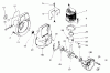 Echo GT-1000 - String Trimmer Listas de piezas de repuesto y dibujos Engine, Crankcase, Fan Housing