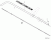 Echo GT-22GES - String Trimmer Listas de piezas de repuesto y dibujos Main Pipe, Flexible Driveshaft