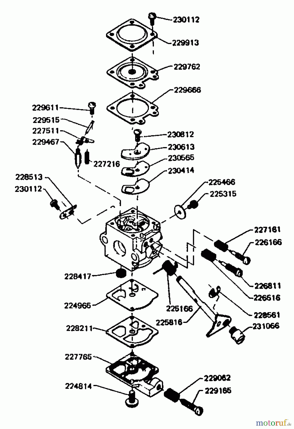  Echo Trimmer, Faden / Bürste KE-200DA - Echo String Trimmer Engine Carburetor