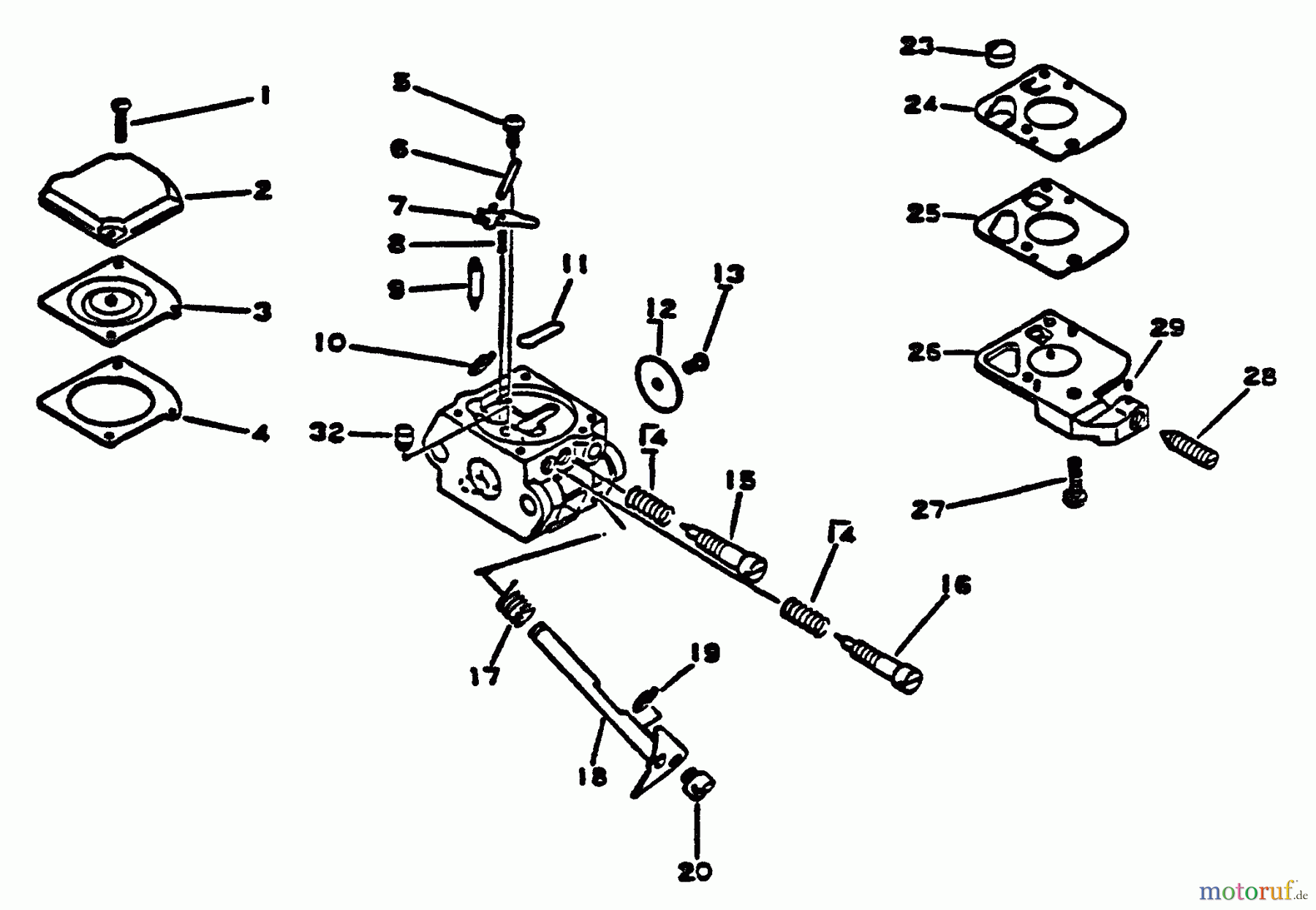  Echo Trimmer, Faden / Bürste SRM-1500 - Echo String Trimmer Carburetor