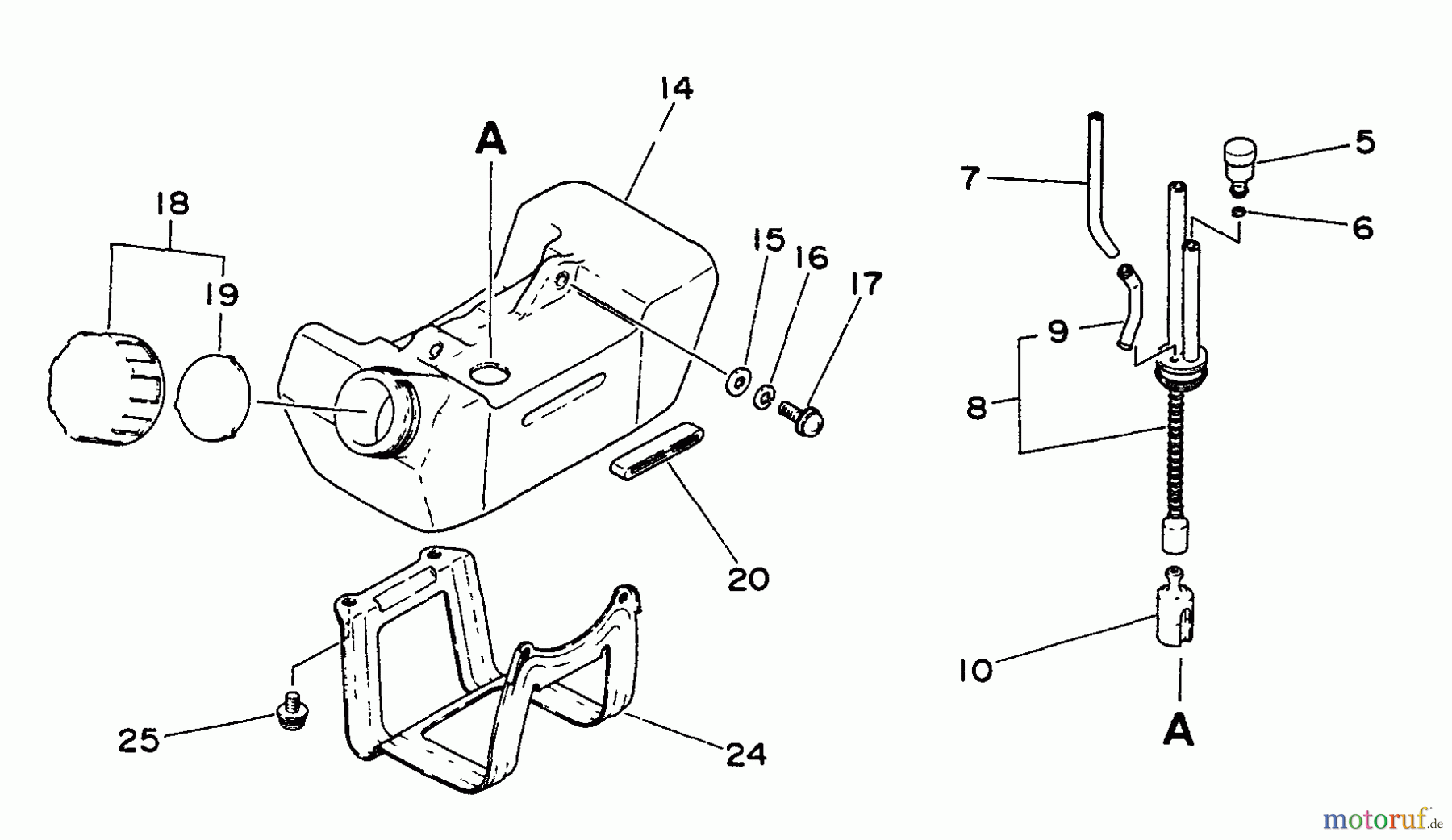  Echo Trimmer, Faden / Bürste SRM-2000 - Echo String Trimmer Fuel System
