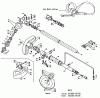 Echo SRM-200DA - String Trimmer, S/N:001001 - 061535 Listas de piezas de repuesto y dibujos Driveshaft, Gear Case, Handles, Harness, Shield, Throttle, Tools