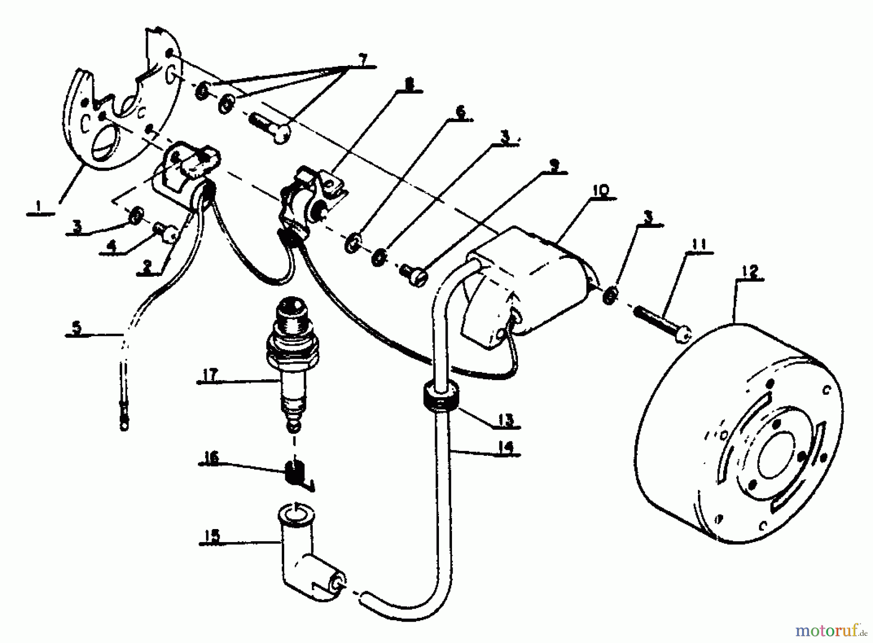  Echo Trimmer, Faden / Bürste SRM-201F - Echo String Trimmer Ignition