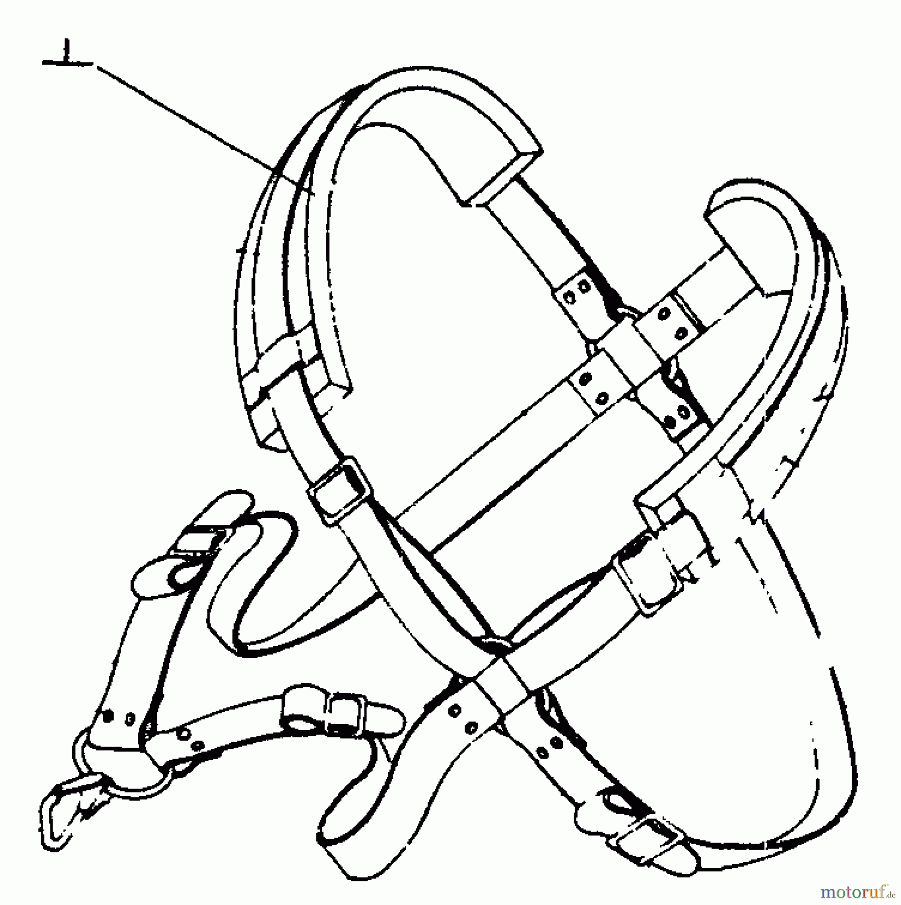  Echo Trimmer, Faden / Bürste SRM-201F - Echo String Trimmer Shoulder Harness