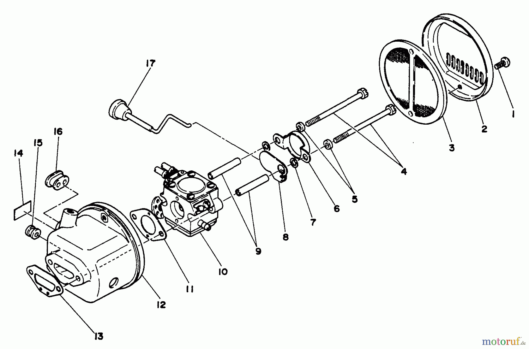  Echo Trimmer, Faden / Bürste SRM-202DA - Echo String Trimmer Carburetor Case