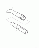 Echo PB-255LN - Blower/Vacuums, S/N: P35111001001 - P35111999999 Listas de piezas de repuesto y dibujos Blower Tubes
