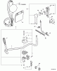 Echo SRM-210U - String Trimmer/Brush Cutter, S/N:S74612001001 - S7461299999 Listas de piezas de repuesto y dibujos Handles, Throttle Cable