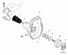 Echo SRM-210i - String Trimmer, S/N:10001001 - 10999999 Listas de piezas de repuesto y dibujos Fan Case, Clutch