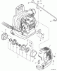 Echo PB-260i - Back Pack Blower, S/N: 05001001 - 05999999 Listas de piezas de repuesto y dibujos Engine Cover, Starter