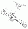 Echo SRM-2400 - String Trimmer (Type 1E) Listas de piezas de repuesto y dibujos Ignition, Fan Case