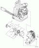 Echo PB-260L - Back Pack Blower, S/N: P28512001001 - P28512999999 Listas de piezas de repuesto y dibujos Engine Cover, Starter