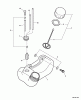 Echo SRM-251E - String Trimmer, S/N:10001001 - 10999999 Listas de piezas de repuesto y dibujos Fuel System