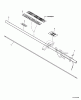 Echo SRM-310S - String Trimmer, S/N:04001001 - 04999999 Listas de piezas de repuesto y dibujos Main Pipe Assembly, Solid Driveshaft