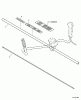 Echo SRM-410U - String Trimmer/Brush Cutter, S/N:S05403001001 - S0540399999 Spareparts Main Pipe, Solid Driveshaft