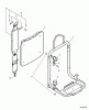 Echo PB-411 - Back Pack Blower, S/N: 09001001 - 09999999 Listas de piezas de repuesto y dibujos Backpack Frame, Shoulder Harness