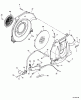 Echo PB-411 - Back Pack Blower, S/N: 02001001 - 02999999 Listas de piezas de repuesto y dibujos Fan Cover, Throttle Control