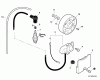 Echo PB-460LN - Back Pack Blower, S/N: 10001001 - 10999999 Listas de piezas de repuesto y dibujos Ignition, Flywheel
