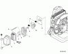 Echo PB-500T - Back Pack Blower, S/N: P02011001001 - P02011999999 Listas de piezas de repuesto y dibujos Intake