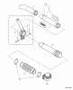 Echo PB-601 - Back Pack Blower Listas de piezas de repuesto y dibujos Blower Tubes  S/N: 501001 - 506000