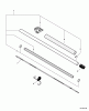 Echo 99944200530 - Power Pruner Attachment Listas de piezas de repuesto y dibujos Main Pipe Assembly, Driveshaft