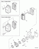 Echo PB-403T - Back Pack Blower, S/N: 09001001 - 09999999 Listas de piezas de repuesto y dibujos Intake, Cylinder Cover