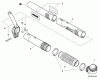Echo PB-500H - Back Pack Blower, S/N: P02311001001 - P02311999999 Listas de piezas de repuesto y dibujos Posi-Loc Blower Tubes