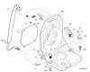 Echo PB-651T - Back Pack Blower, S/N: 07001001 - 07999999 Listas de piezas de repuesto y dibujos Backpack Frame, Harness