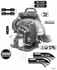 Echo PB-755T - Back Pack Blower, S/N: P10812001001 - P10812999999 Listas de piezas de repuesto y dibujos Labels