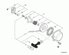 Echo PB-750T - Back Pack Blower, S/N: 05001001 - 05999999 Listas de piezas de repuesto y dibujos Starter  S/N: 05006502 - 05999999