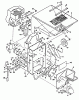 Echo SH-8000E - Chipper/Shredder, S/N: E081543 1992-1993 Models Listas de piezas de repuesto y dibujos Shredder Frame, Hopper, Rotor, Drv Sys, Discharge, Wheels